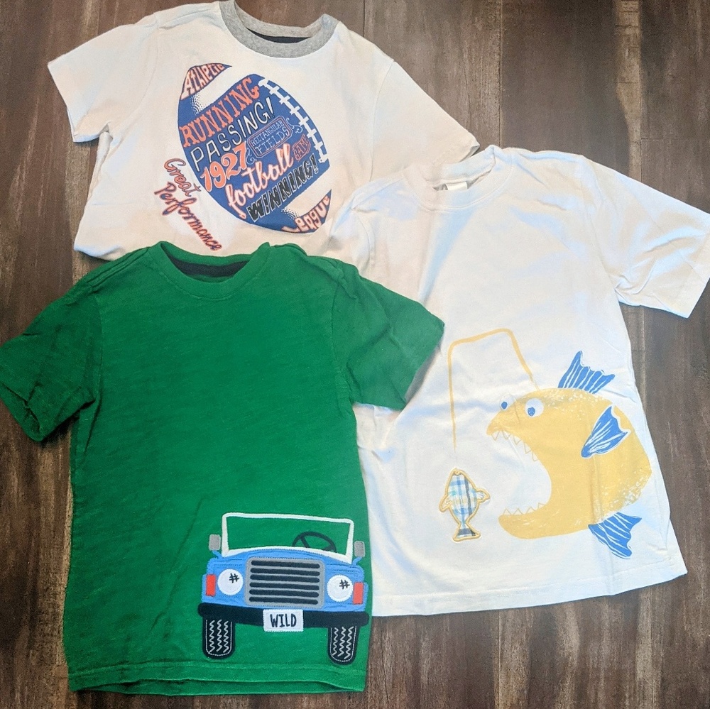 3 Gymboree short sleeve shirts